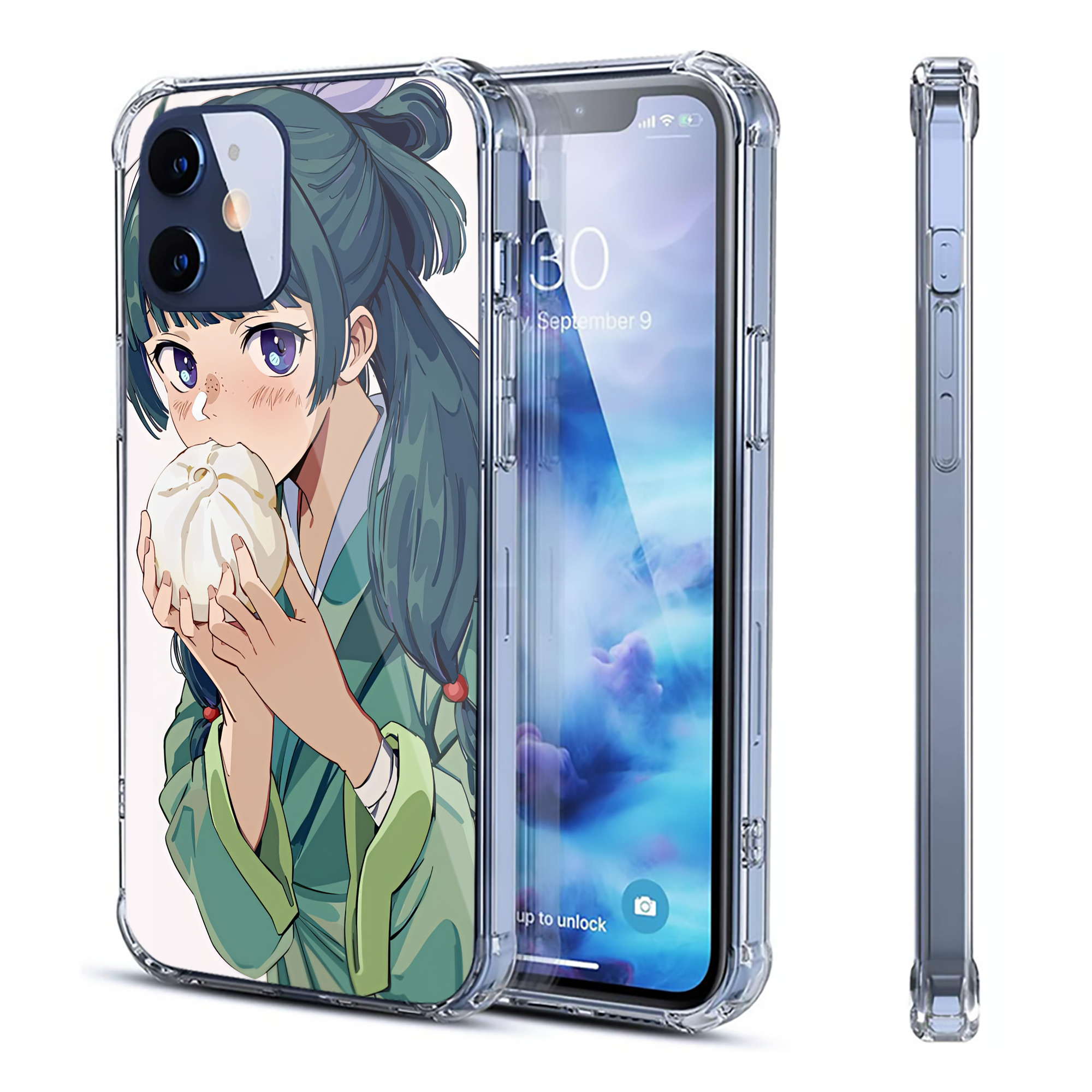（画像用） 薬屋のひとりごと The Apothecary Diaries 【iPhone 12シリーズ対応】透明スマホケース（クリアソフトケース）